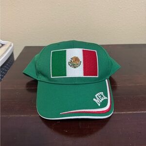 Fan Favorite Baseball Hat Cap MEXICO Soccer Green Adjustable NWOT